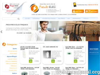 facile-elec.fr website preview