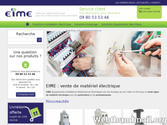 eime.fr website preview