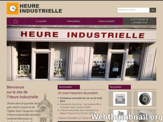 heure-industrielle.com website preview