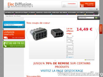 elecdiffusion.fr website preview