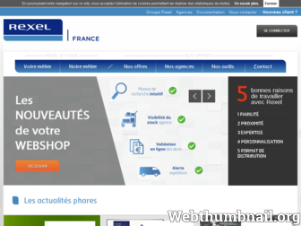 rexel.fr website preview