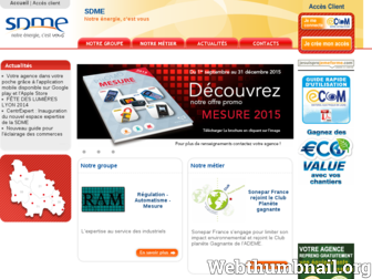 sdme.sonepar.fr website preview