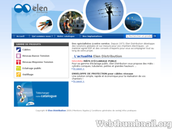 elen-distribution.fr website preview