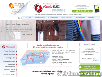 prefa-elec.com website preview