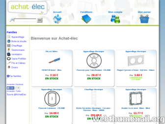 achat-elec.fr website preview