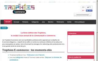 trophees.ecommercemag.fr website preview