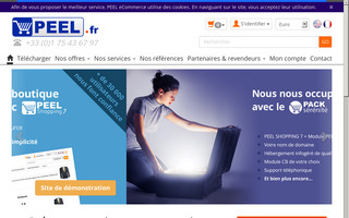 peel.fr website preview