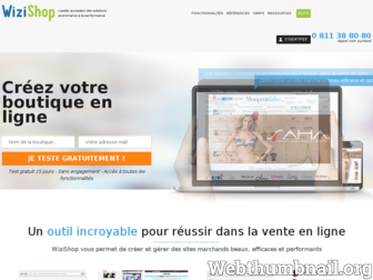 wizishop.fr website preview