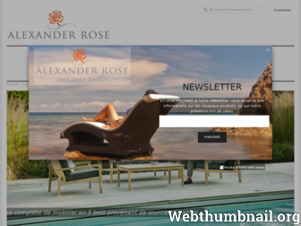 alexander-rose.fr website preview