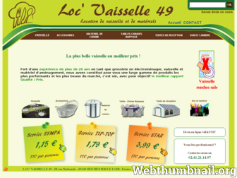 loc-vaisselle-49.fr website preview