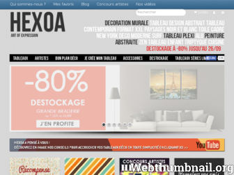 hexoa.fr website preview