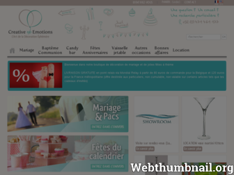 creative-emotions.be website preview