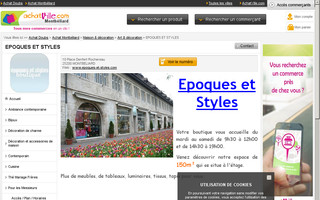 epoques-et-styles.com website preview