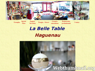 la-belle-table.com website preview