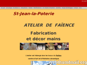 faience.st.jean.free.fr website preview