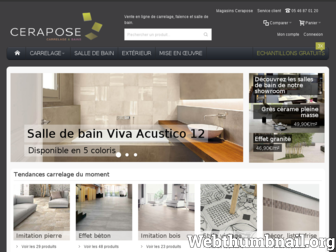 cerapose.fr website preview