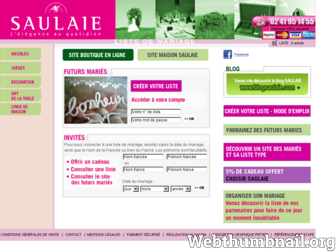liste.saulaie.com website preview
