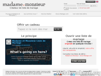 madame-et-monsieur.com website preview