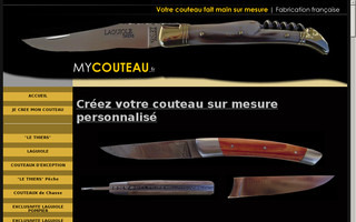 couteaux-sur-mesure.com website preview