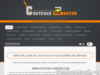couteaux-master.com website preview
