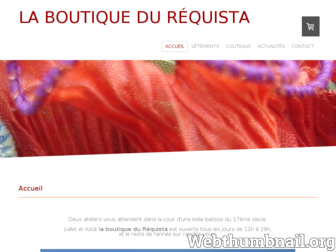 boutiquedurequista.com website preview