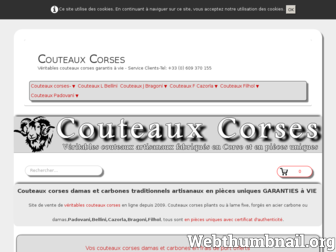 couteaux-corses.fr website preview