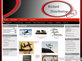 richard-distribution.net website preview