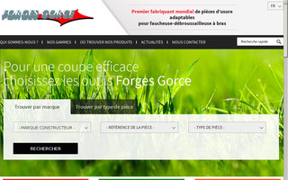 forges-gorce.fr website preview