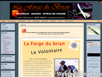 lescouteauxdubrian.free.fr website preview