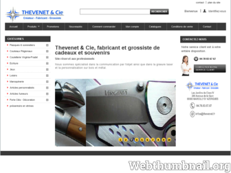 thevenet.fr website preview