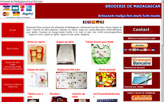 artisanatmalgache.net website preview