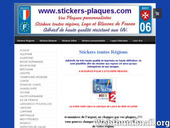 stickers-plaques.com website preview