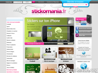 stickomania.fr website preview