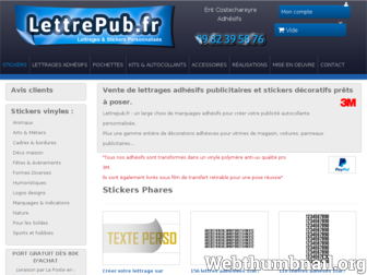 lettrepub.fr website preview