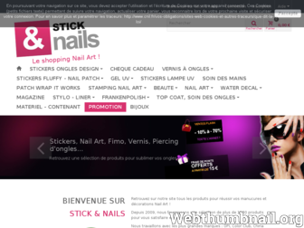 stick-and-nails.fr website preview