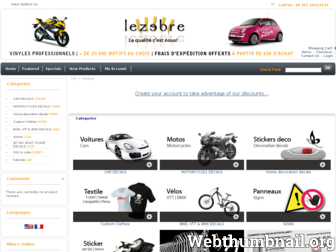 lezebre.lu website preview