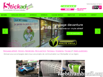 stickad-pro.fr website preview