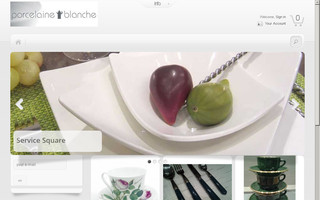 la-porcelaine-blanche.com website preview