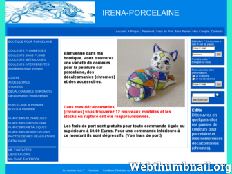 irena-porcelaine.com website preview