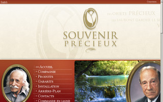 souvenirprecieux.com website preview