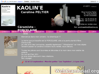 kaoline.org website preview