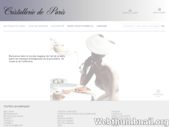 cristallerie-de-paris.fr website preview