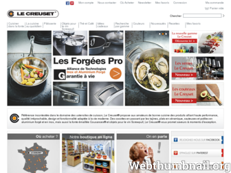 lecreuset.fr website preview