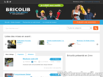 bricolib.net website preview