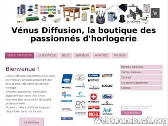 venus-diffusion.com website preview