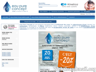 eaupureconcept.fr website preview