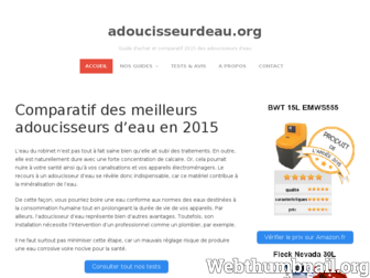 adoucisseurdeau.org website preview