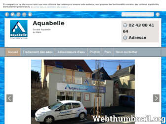 aquabelle-72.fr website preview