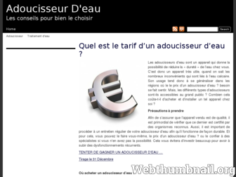 adoucisseur-deau.org website preview
