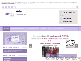 ady.fr website preview